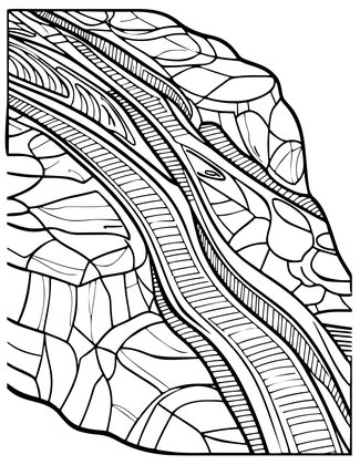 Water Channel - Free printable coloring page