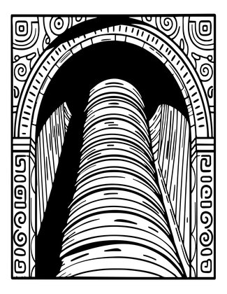 Ventilation Shaft - Free printable coloring page