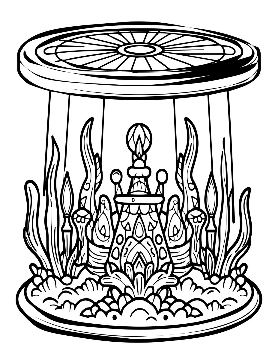 Sunrise Kingdom - free printable coloring page