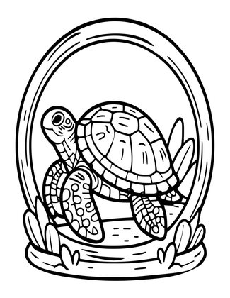 Oracle's Grotto - Free printable coloring page