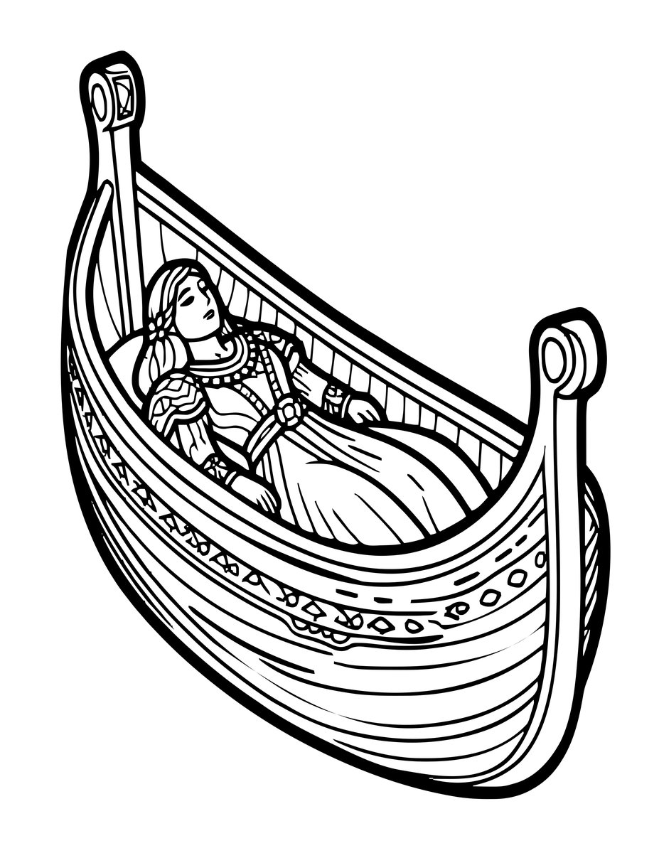 Final Rest - free printable coloring page