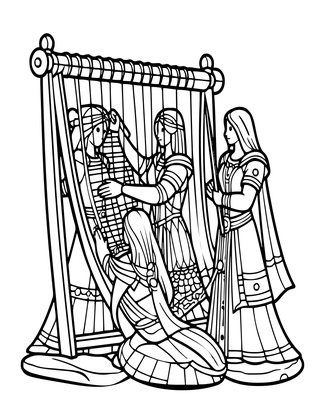 Fate Weaving - Free printable coloring page