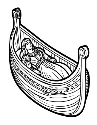 Final Rest - Free printable coloring page
