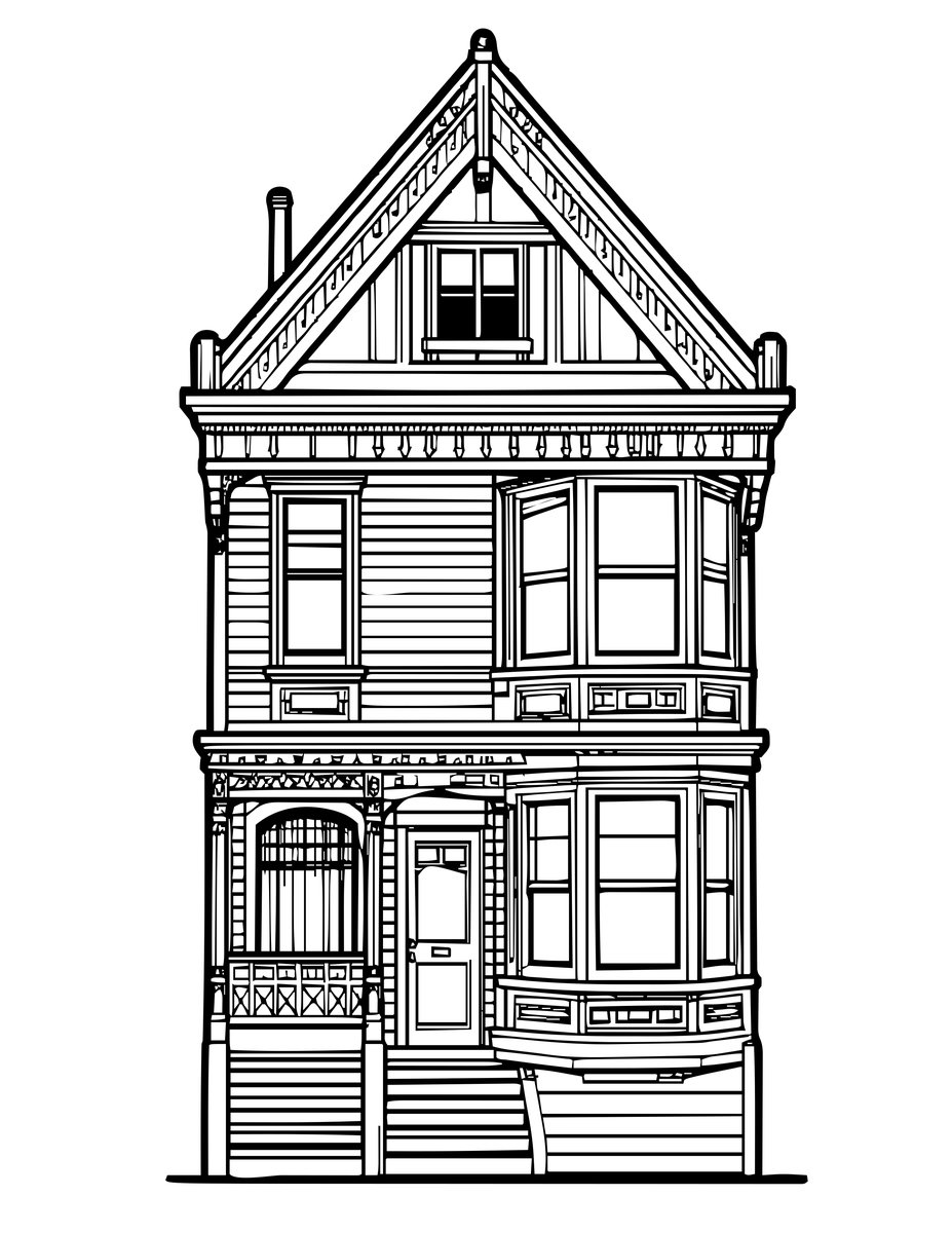 Painted Lady - free printable coloring page