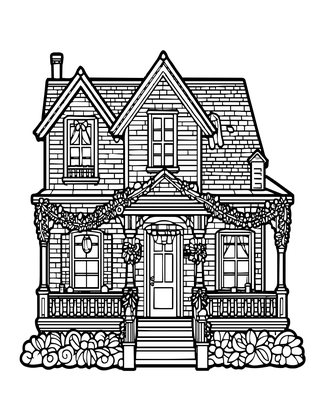 Holiday Decorations - Free printable coloring page