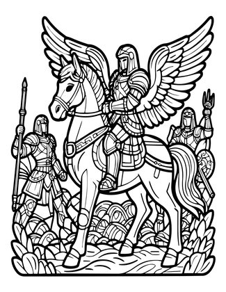 Valkyrie - Free printable coloring page