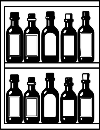 Shelf Display - Free printable coloring page