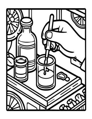 Compounding - Free printable coloring page