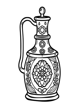 Copper Alembic - Free printable coloring page