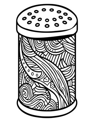 Leech Jar - Free printable coloring page