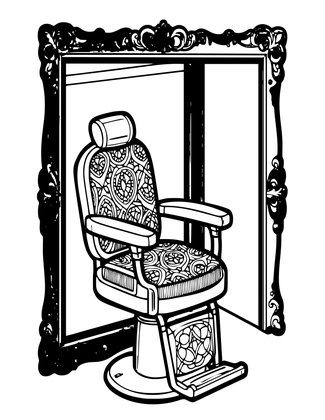 Mirror Reflection - Free printable coloring page