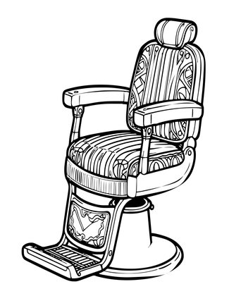 White Enamel - Free printable coloring page