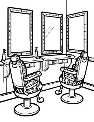 Full Shop - Free printable coloring page