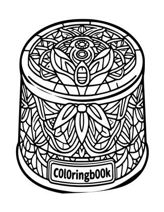 Emblem Plaque - Free printable coloring page