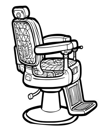 Chrome Pump - Free printable coloring page