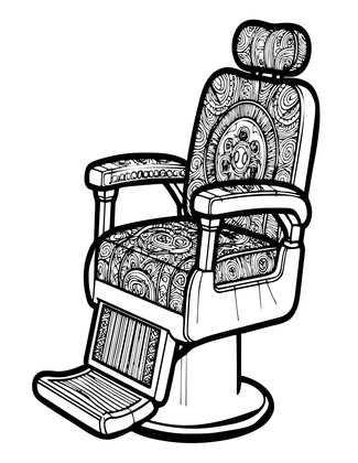 Reclined - Free printable coloring page