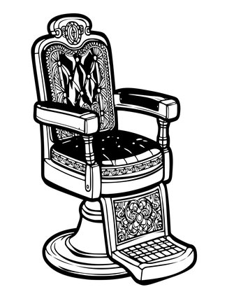 Oak and Leather - Free printable coloring page