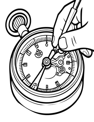 Barometer Repair - Free printable coloring page
