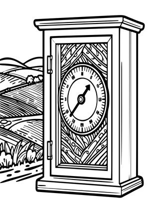 Farm Weather Station - Free printable coloring page