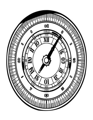 Ivory Barometer - Free printable coloring page