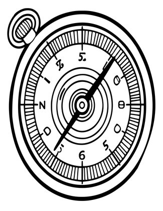 Barometer Patent Drawing - Free printable coloring page