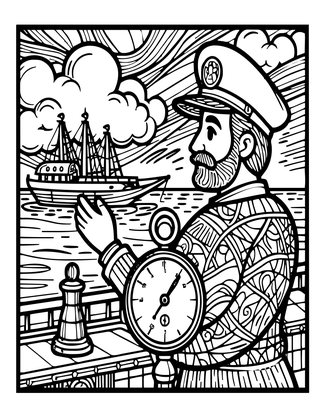 Storm Warning - Free printable coloring page