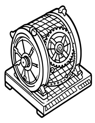 Barograph - Free printable coloring page