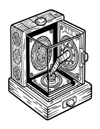 Wet Plate Process - Free printable coloring page