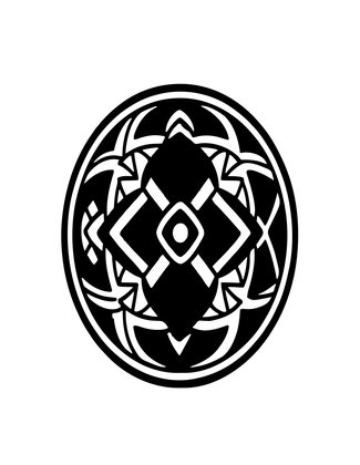 Enamel Cloisonné - Free printable coloring page