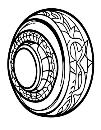 Serpent Wrap - Free printable coloring page