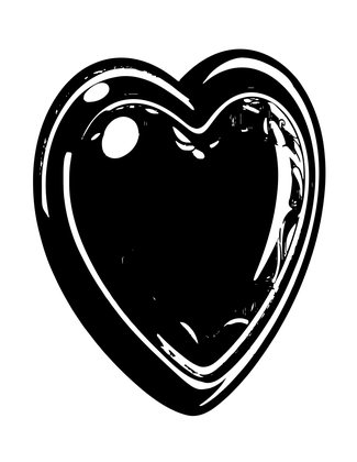 Heart Motif - Free printable coloring page