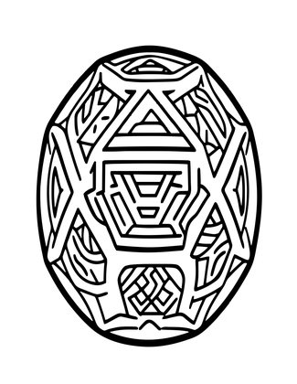 Milk Glass - Free printable coloring page