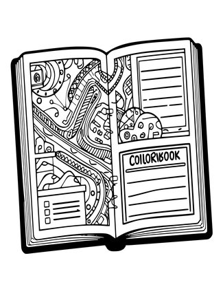 Expedition Journal - Free printable coloring page