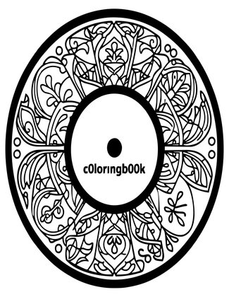 Double-Sided Record - Free printable coloring page