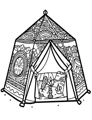 Remote Expedition - Free printable coloring page