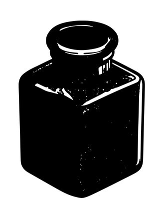 Copper Inkwell - Free printable coloring page