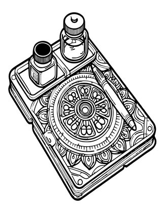 Standish Set - Free printable coloring page