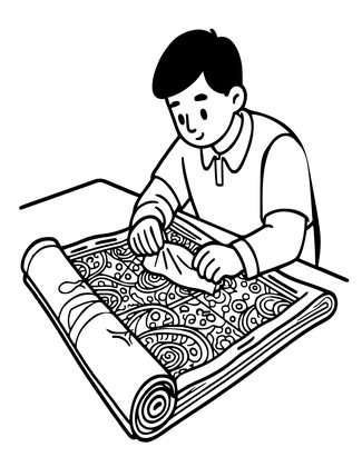 Map Repair - Free printable coloring page