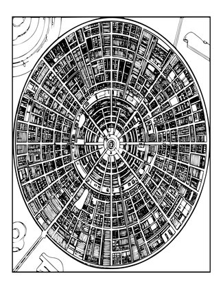 City Plan Map - Free printable coloring page