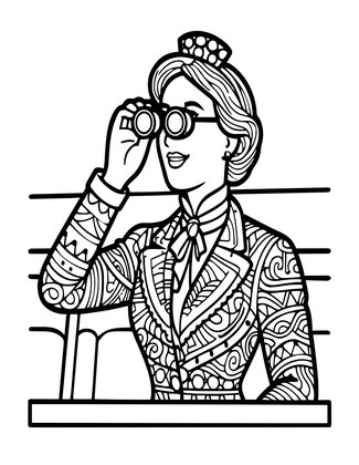 Field Use - Free printable coloring page