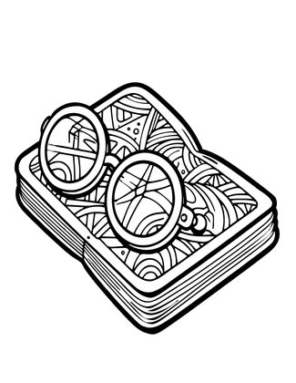 Hidden Compartment - Free printable coloring page