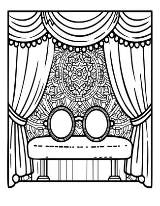 Last Performance - Free printable coloring page