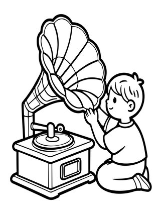 Library Discovery - Free printable coloring page
