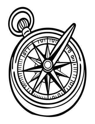 Compass Repair - Free printable coloring page