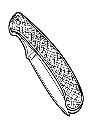 Serpentine Pattern - Free printable coloring page