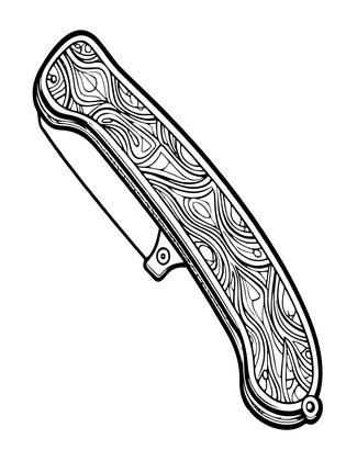 Damascus Steel - Free printable coloring page