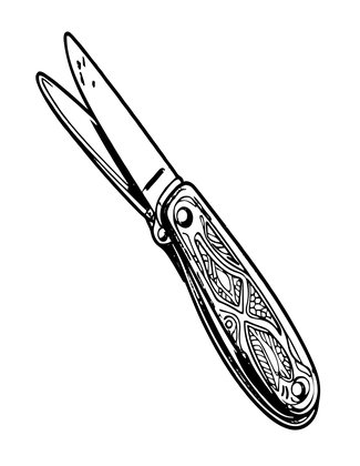 Mother of Pearl - Free printable coloring page