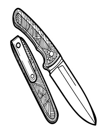 Trapper Style - Free printable coloring page