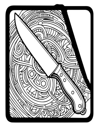 Gentleman's Set - Free printable coloring page