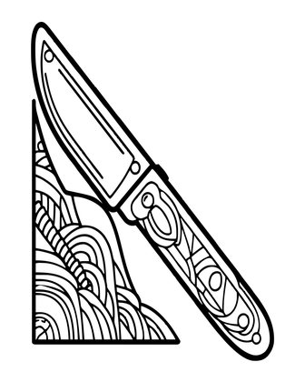 Open Mechanisms - Free printable coloring page